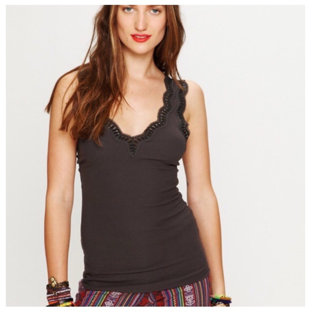 ISO Free People Rib & Lace Cami